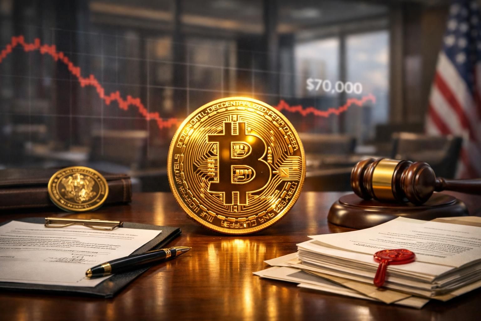bitcoin mencapai kemenangan regulasi terbesar dalam satu dekade, meskipun harga tetap turun ke $70.000. pelajari dampak berita terbaru ini pada pasar kripto.