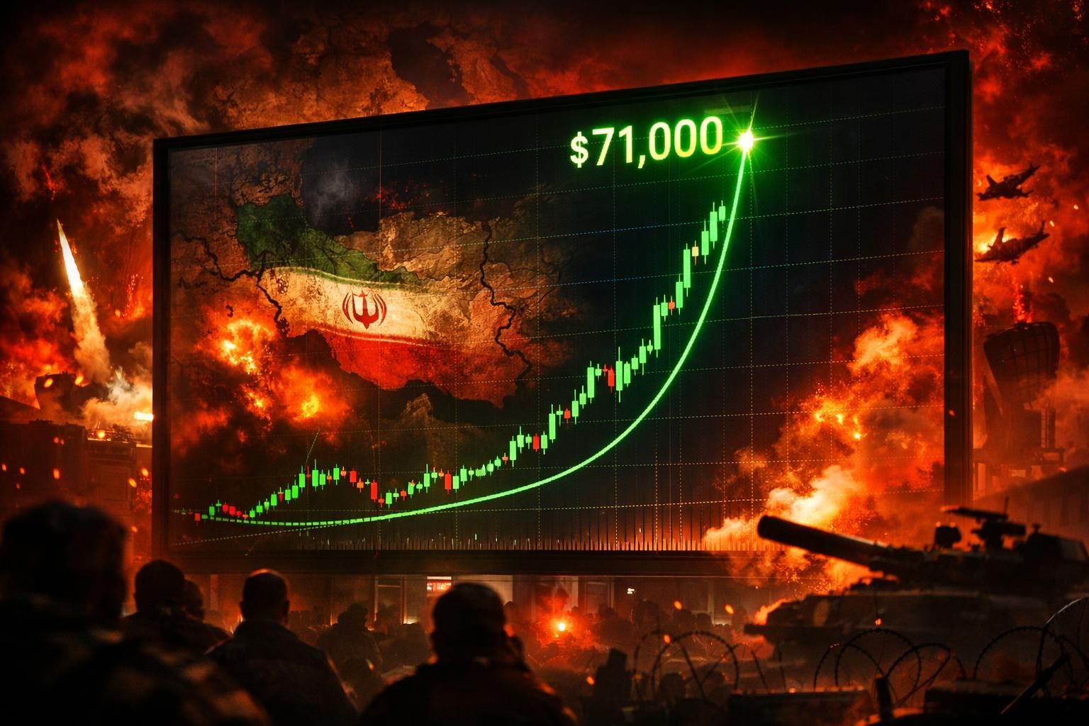 dapatkan informasi terbaru tentang harga bitcoin hari ini yang melesat melewati $71 ribu di tengah ketegangan perang iran dengan sinyal yang beragam. pantau perkembangan pasar cryptocurrency sekarang.