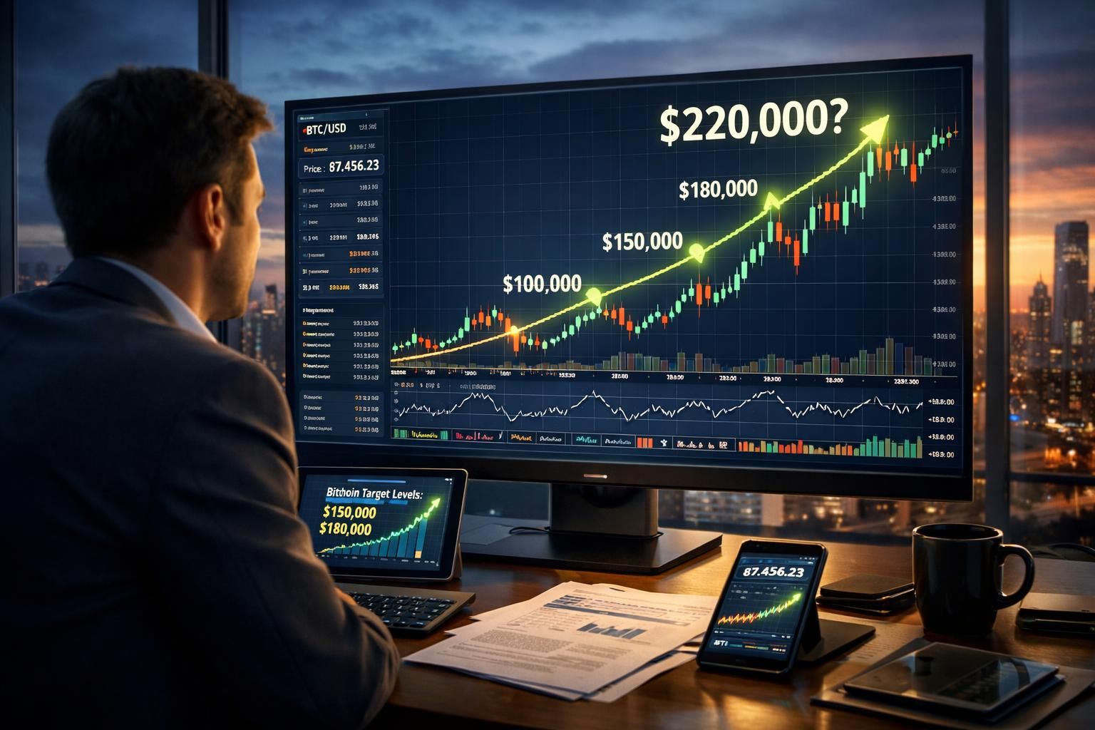 prediksi harga bitcoin terbaru: analis memperkirakan btc akan mencapai $220.000 setelah melewati tahap penting ini. temukan wawasan dan analisis mendalam tentang masa depan bitcoin.