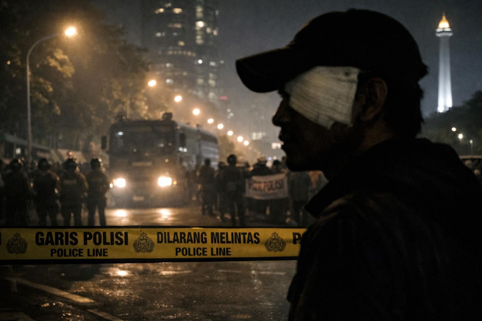 sahroni mengutuk keras penyiraman air kepada aktivis kontras, menyoroti ancaman teror yang mengganggu jalannya demokrasi di indonesia.