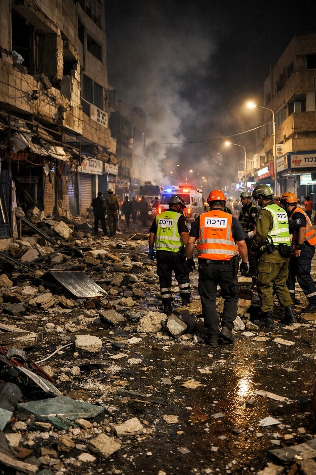 serangan rudal iran kembali menghantam israel, menyebabkan gedung runtuh dan jalan penuh puing, laporkan cnbc indonesia.