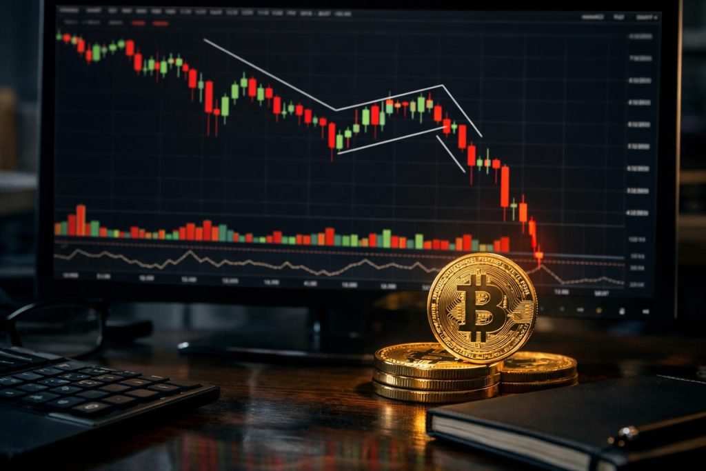 bitcoin tetap berada dalam pola bear flag, dengan harga $64k yang berpotensi memicu penjualan besar. pelajari analisis terbaru dan prediksi pasar kripto.