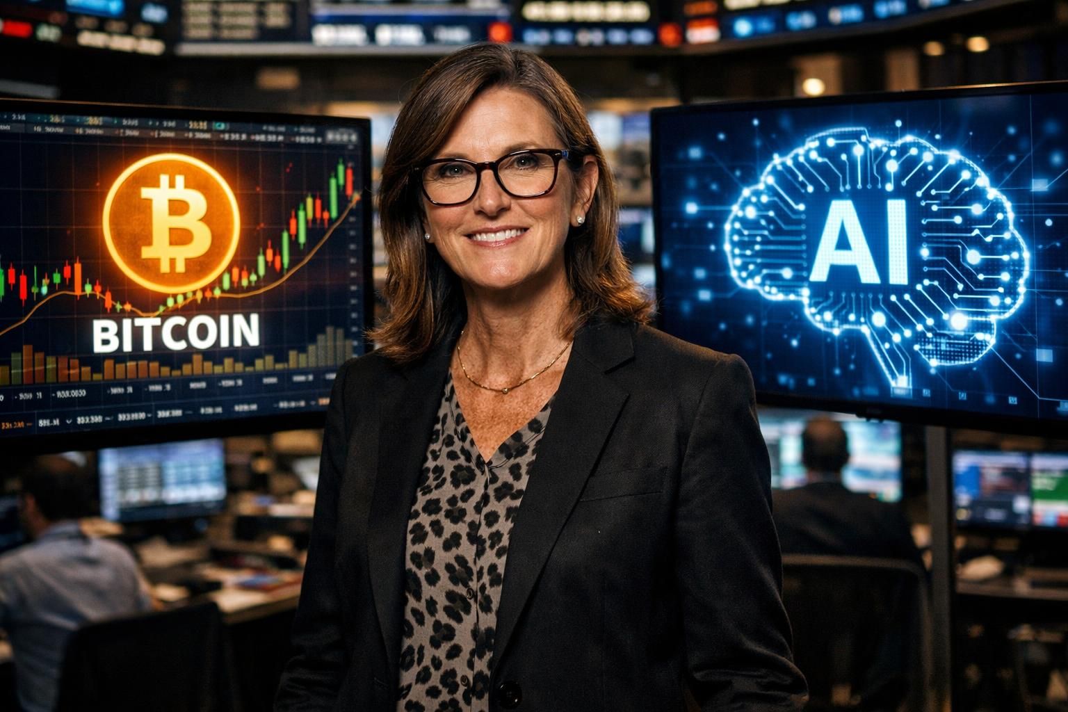cathie wood berpendapat bahwa ai tidak bisa menggantikan bitcoin sebagai 'asuransi' pelindung nilai dalam investasi.