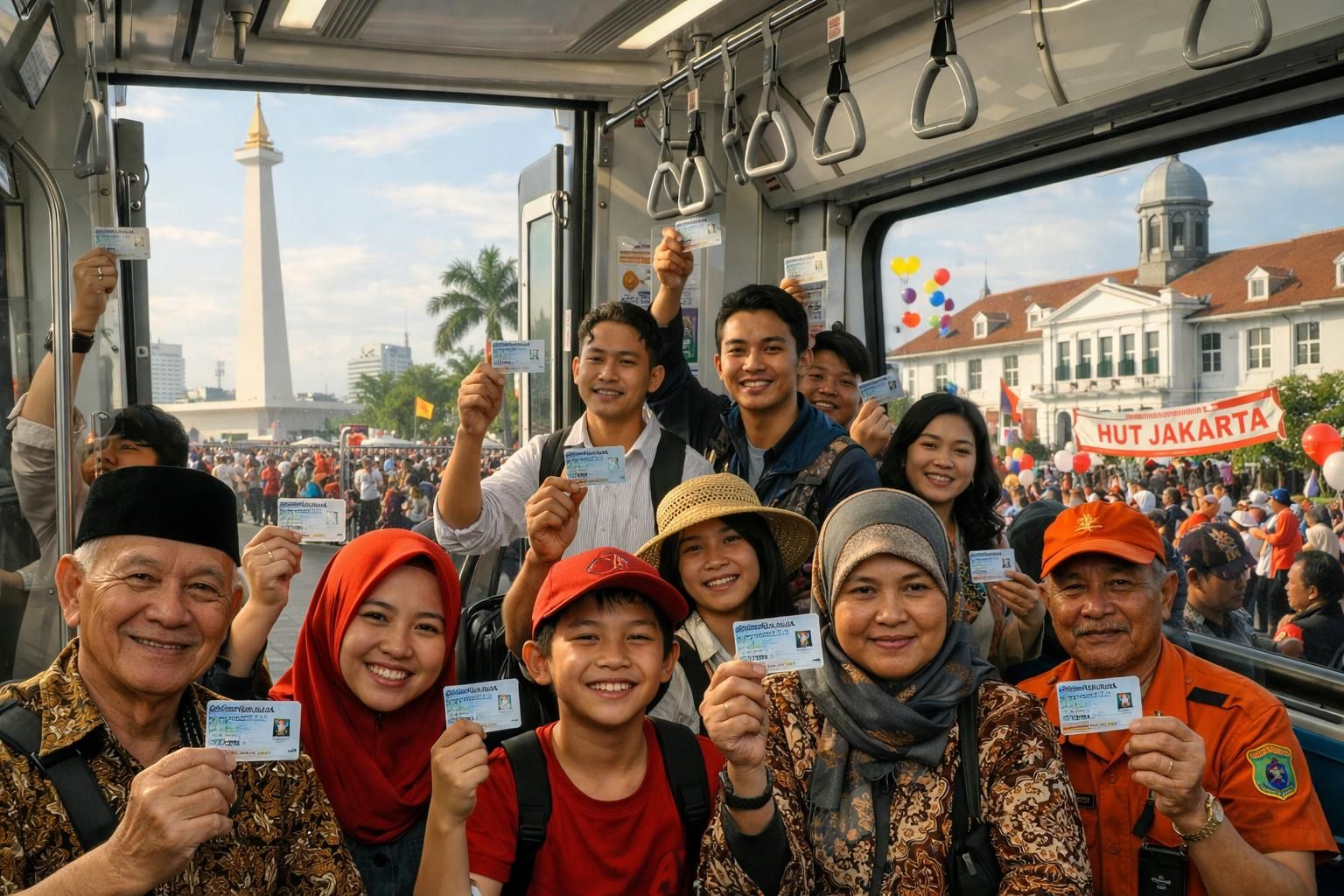rayakan hut jakarta dengan promo menarik dari transum dan nikmati berbagai tempat wisata gratis untuk warga non-dki yang memiliki ktp. jangan lewatkan kesempatan spesial ini!