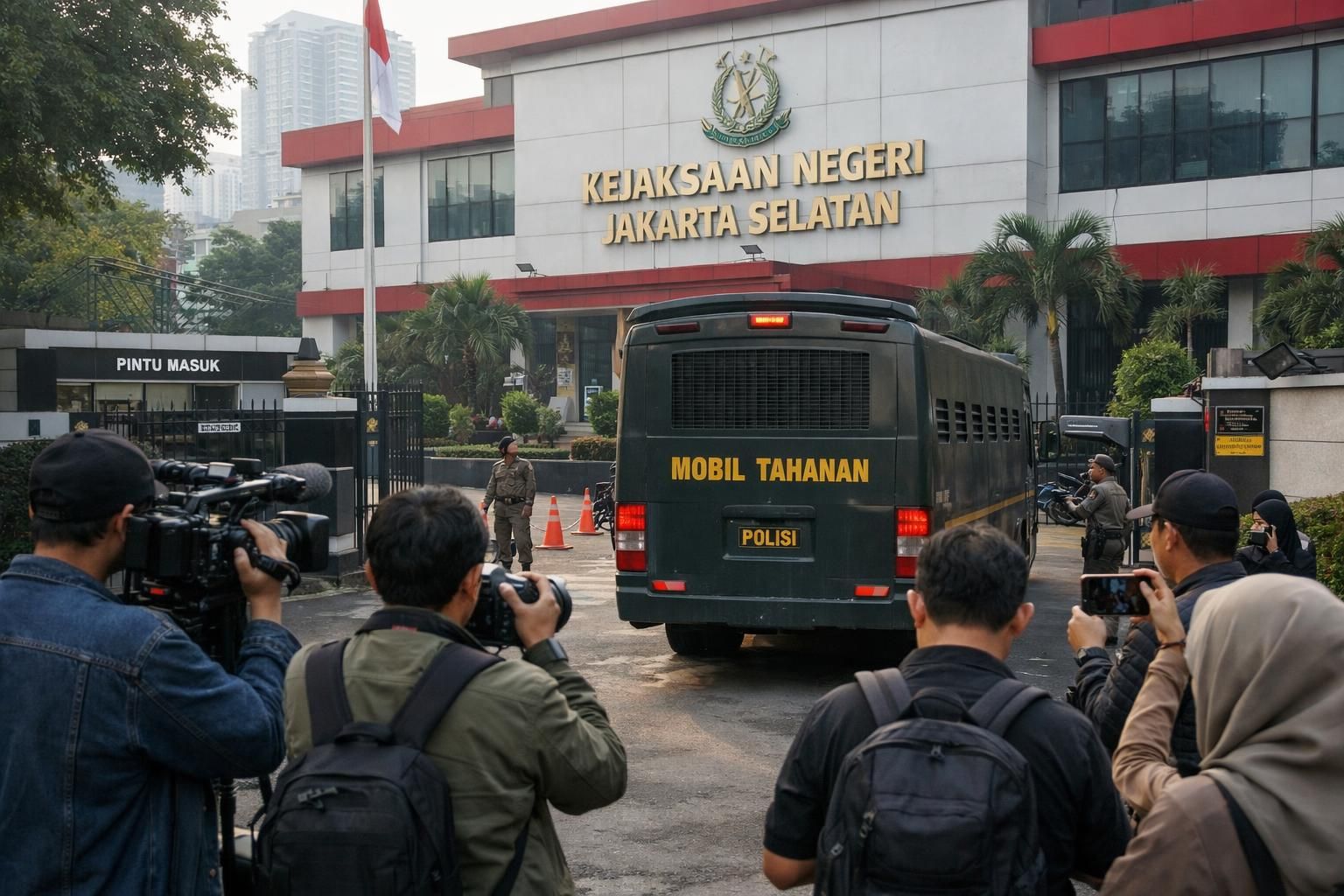 roy suryo dan dr tifa resmi dilimpahkan ke kejari jakarta selatan untuk proses hukum lebih lanjut terkait kasus mereka.