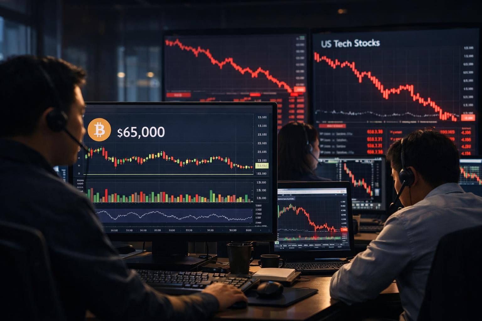 dapatkan berita terbaru harga btc dan eth: bitcoin stabil di sekitar $65.000 saat 'mag 7' mengalami hari terburuk. ikuti perkembangan pasar kripto hari ini.