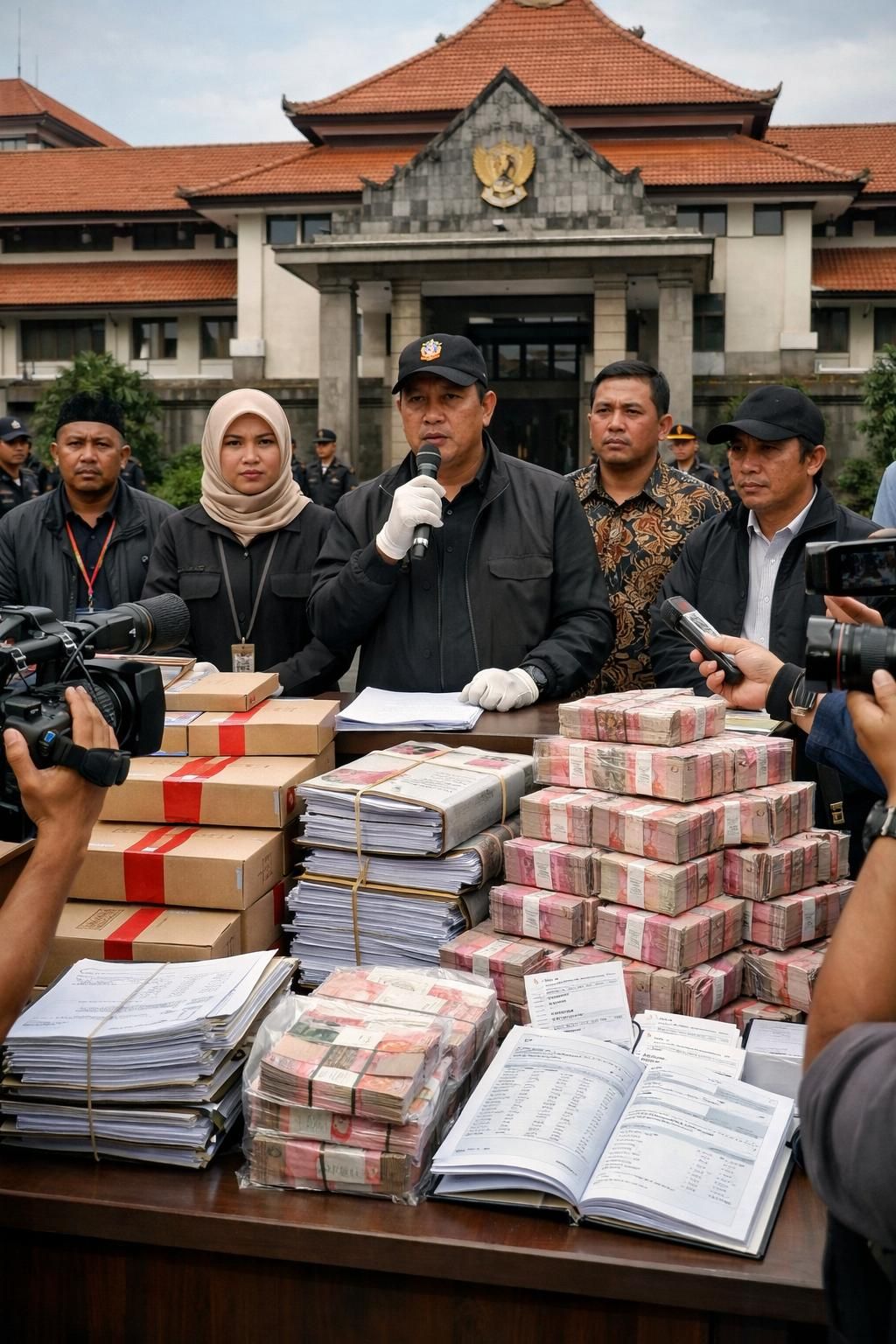 bupati langkat secara resmi ditetapkan sebagai tersangka oleh kpk atas dugaan menerima suap sebesar rp 800 juta, berita lengkap hanya di detiknews.