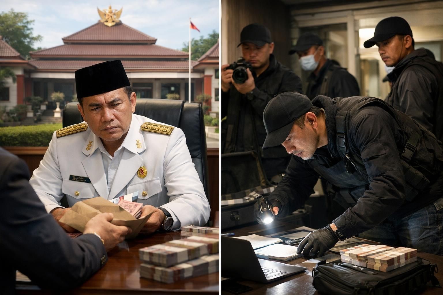 dua klaster tersangka dalam ott bupati pemalang mengungkap kasus pemerasan yang melibatkan bupati dan oknum kpk, memberikan gambaran mendalam tentang skandal korupsi terbaru di indonesia.