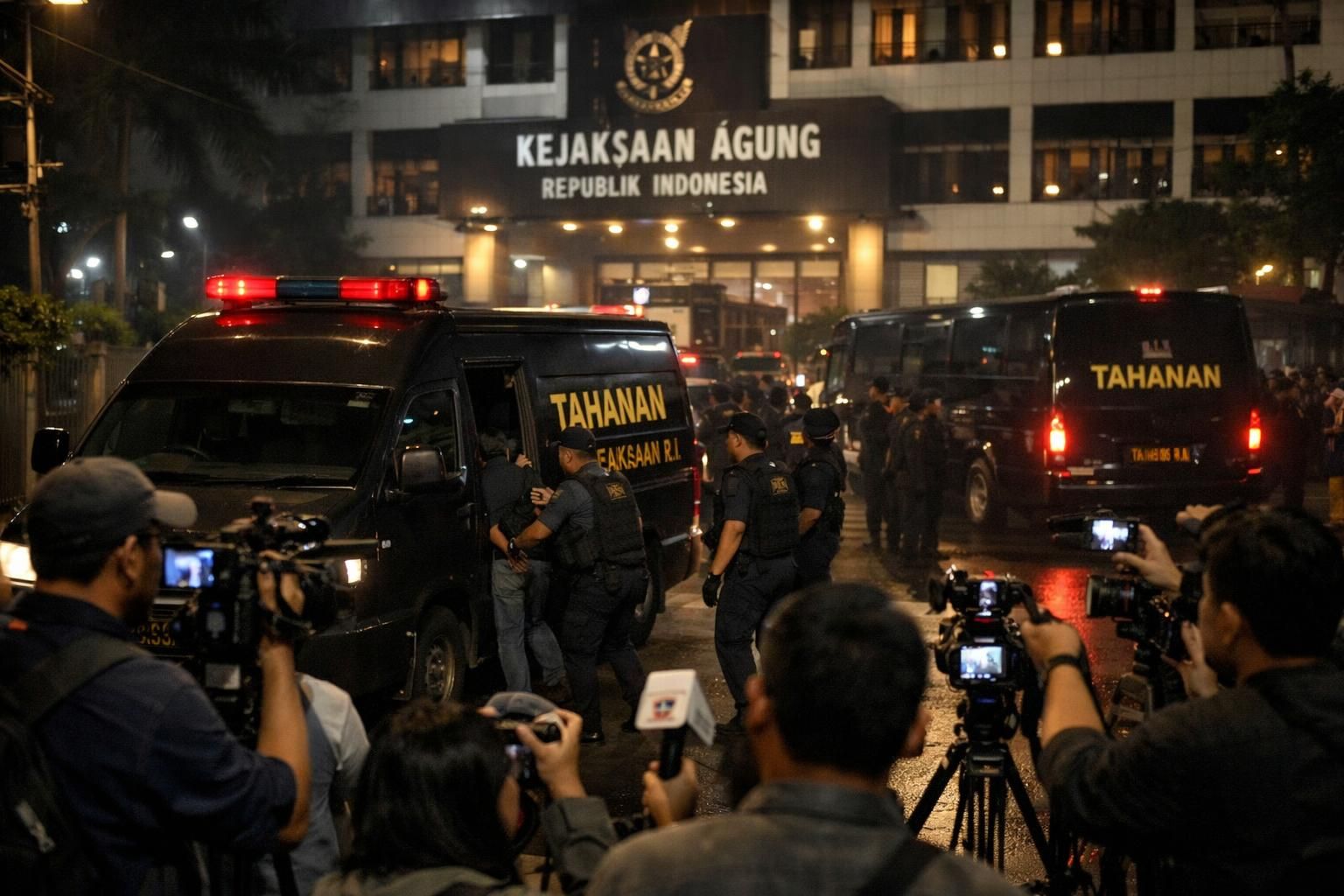 jamwas meminta maaf atas ketidaktergunaan rompi tahanan oleh febrie adriansyah, dengan alasan terburu-buru, seperti dilaporkan detiknews.