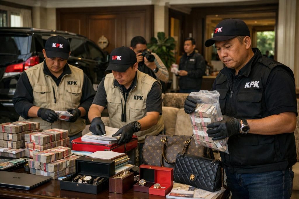 kpk menyita aset senilai rp 2 miliar dari ott bupati pemalang anom widiyantoro, sebagai bagian dari upaya pemberantasan korupsi di indonesia.