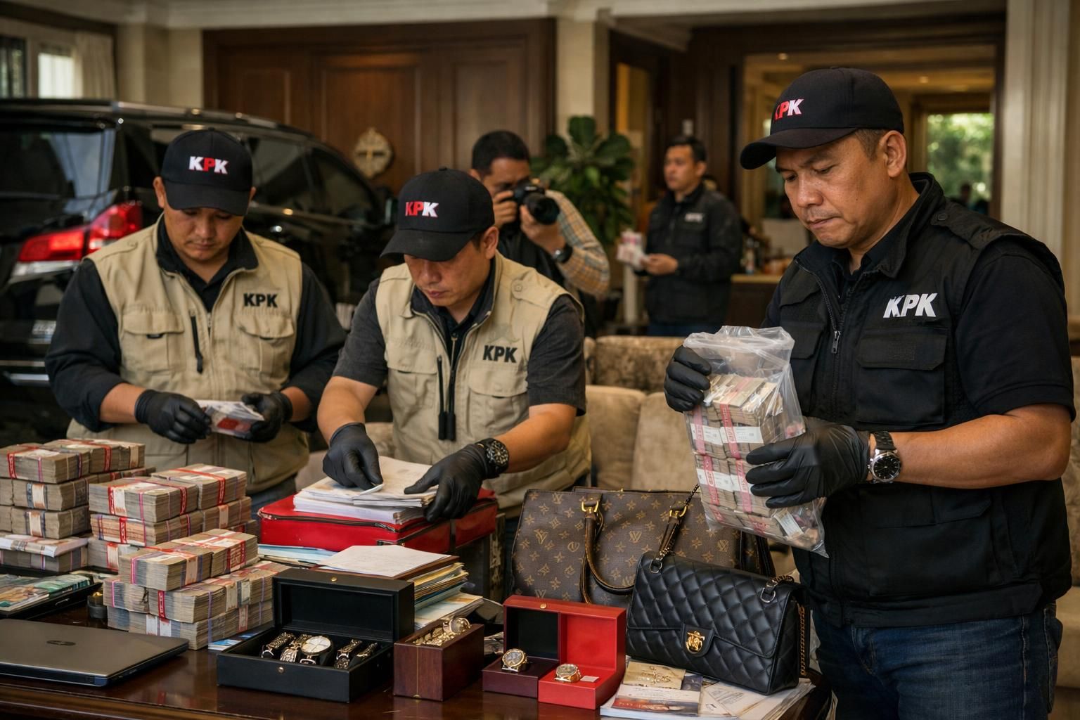 kpk menyita aset senilai rp 2 miliar dari ott bupati pemalang anom widiyantoro, sebagai bagian dari upaya pemberantasan korupsi di indonesia.