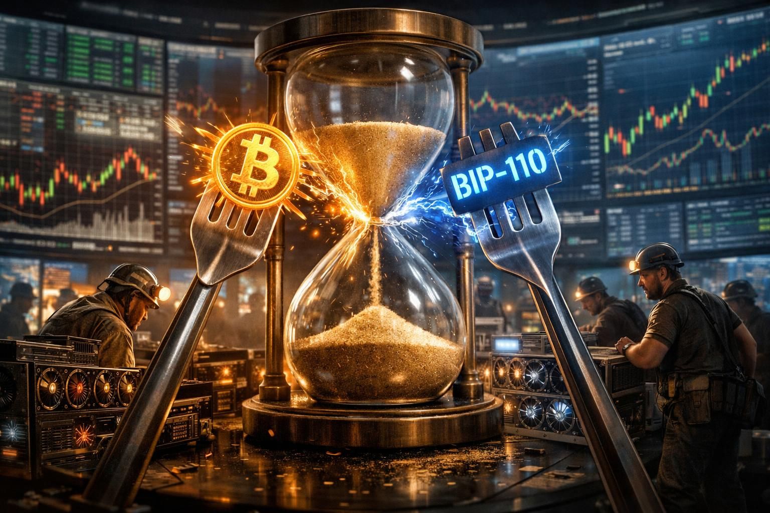 pertarungan fork bip-110 bitcoin memberikan waktu hingga agustus kepada bursa sebelum penambang mengambil tindakan, menyoroti ketegangan dalam komunitas crypto terkait pembaruan protokol.