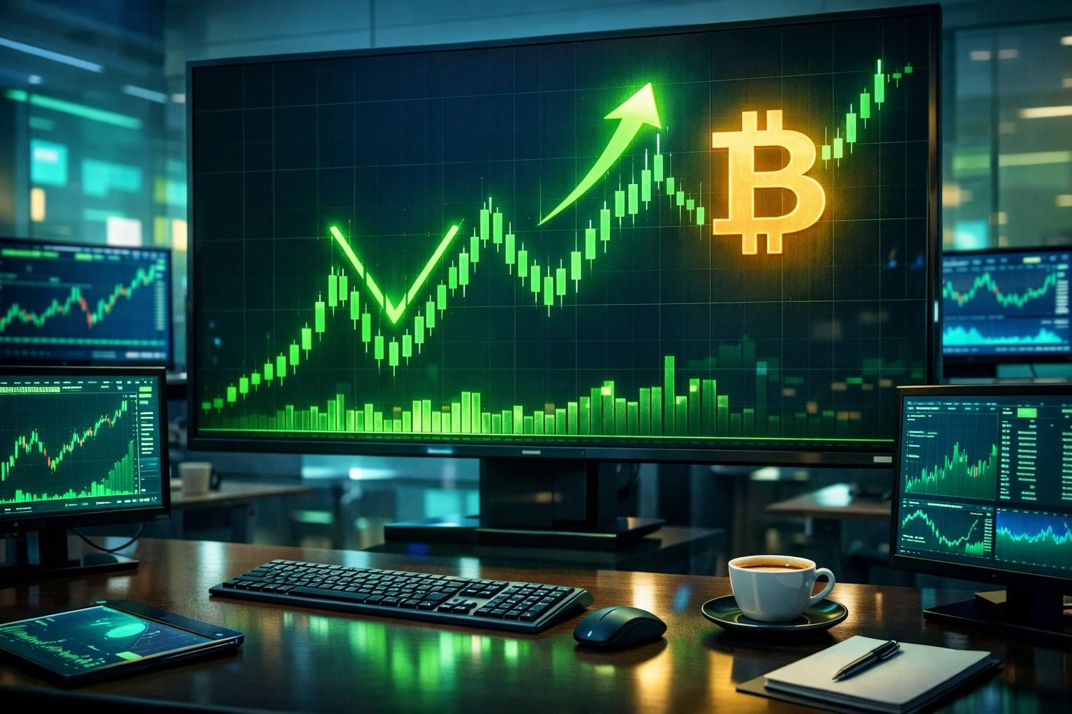 prediksi harga bitcoin menunjukkan pola bullish kedua, dengan btc menargetkan level $60k. temukan analisis terbaru dan potensi pergerakan pasar kripto.