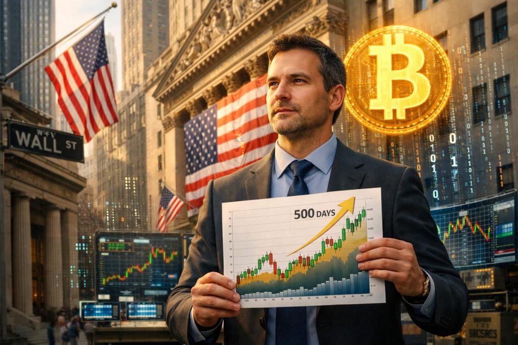 pelajari aturan 500 hari bitcoin yang sebelumnya memprediksi kenaikan pasar dan analisis apakah wall street mulai bertransformasi mengikuti tren ini.