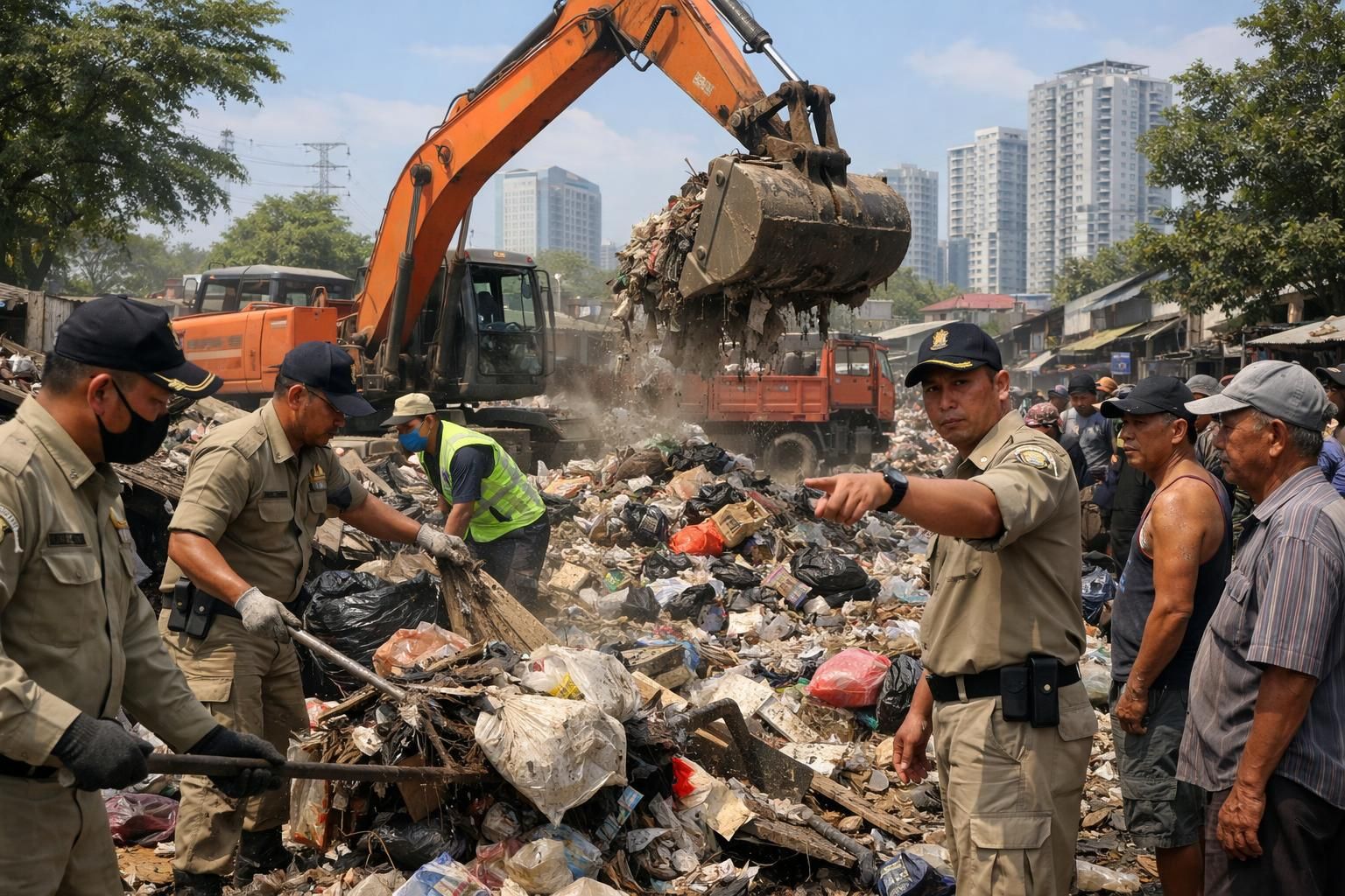 pemerintah provinsi akan menertibkan tempat pembuangan sampah liar di lokasi tragedi kematian petugas pemadam kebakaran di jakarta timur untuk menjaga keamanan dan ketertiban.