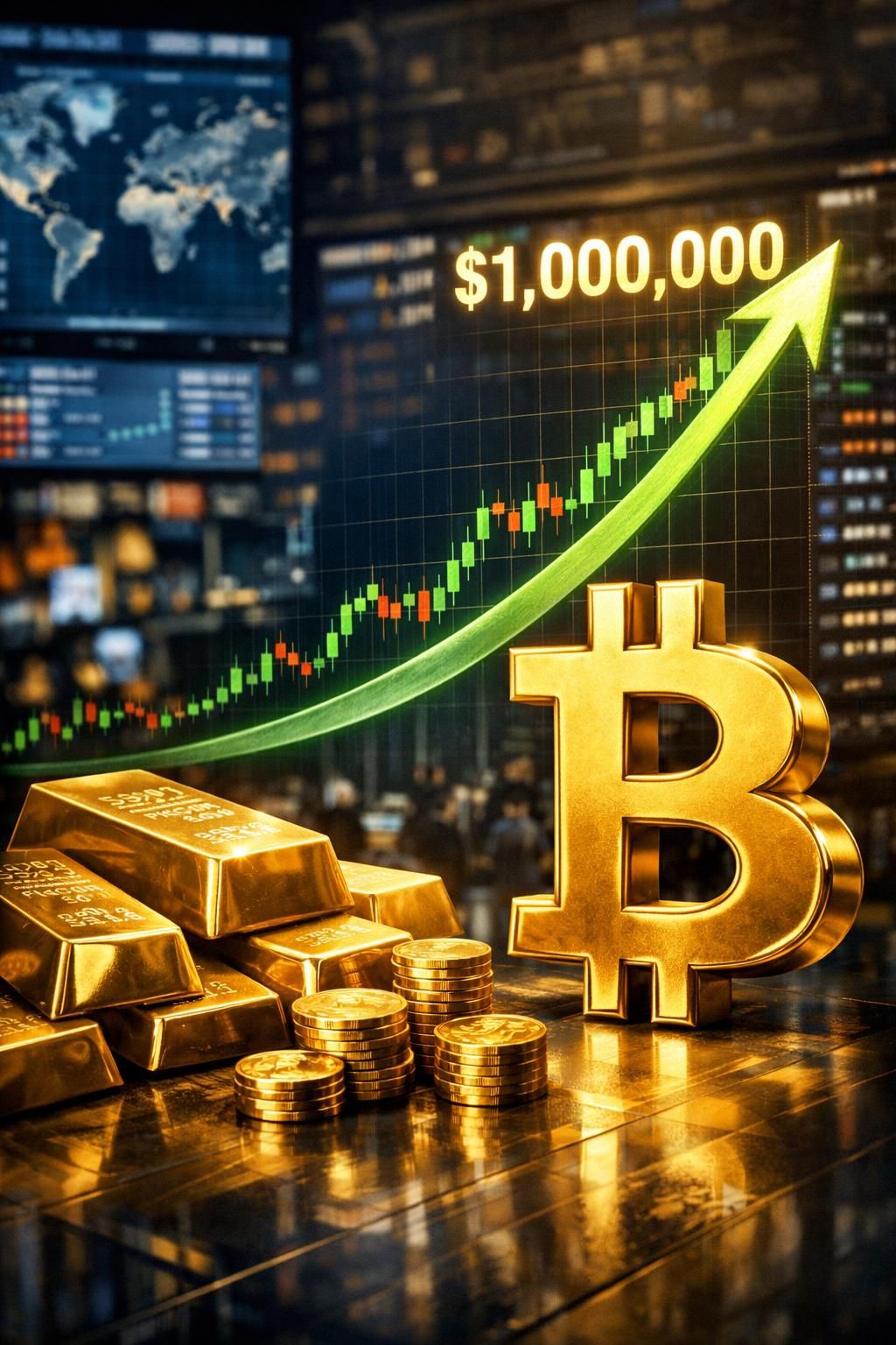 prediksi harga bitcoin terbaru dan analisis apakah bitcoin bisa mencapai angka $1 juta. temukan wawasan mendalam tentang tren pasar dan potensi investasi kripto.